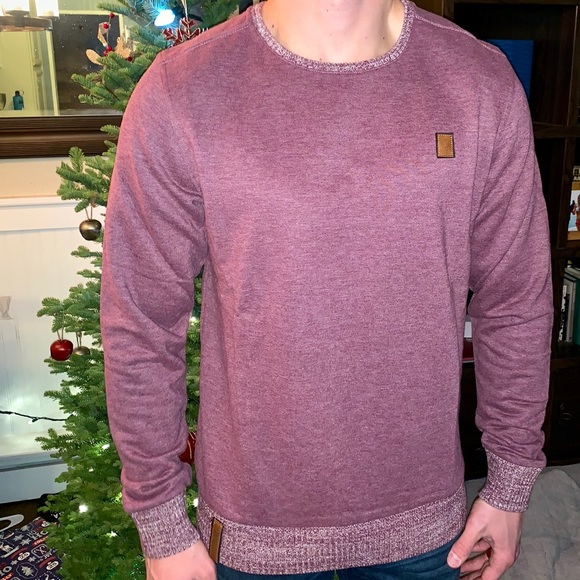Naketano Shirts Mens Maroon Sweatshirt Poshmark